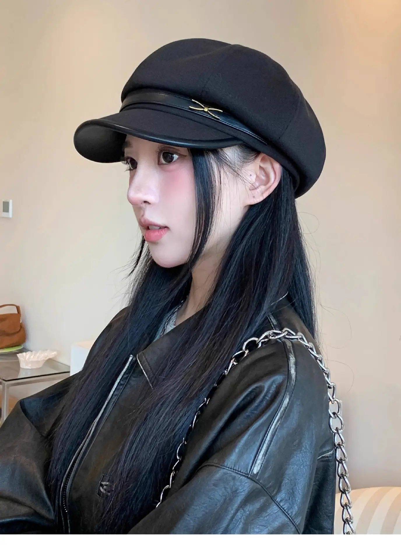 Korean Style Black Duck Tongue Hat for Women 2025 — feature 9