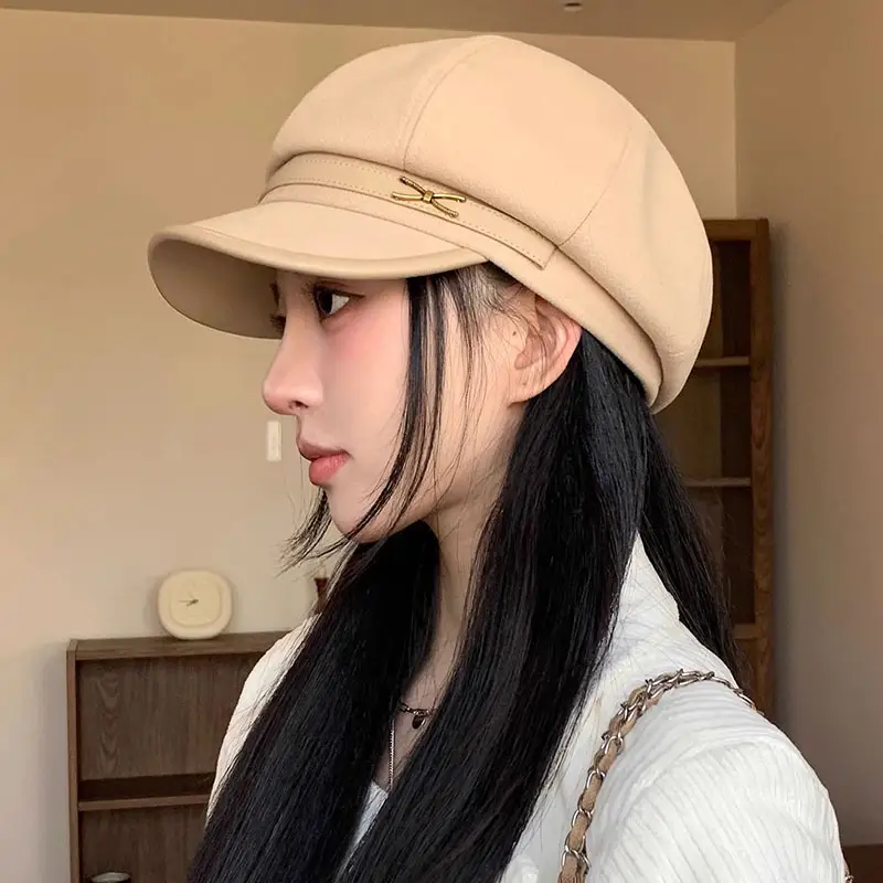 Korean Style Black Duck Tongue Hat for Women 2025 - Image 2