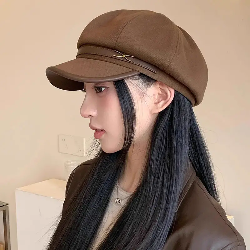 Korean Style Black Duck Tongue Hat for Women 2025 - Image 4