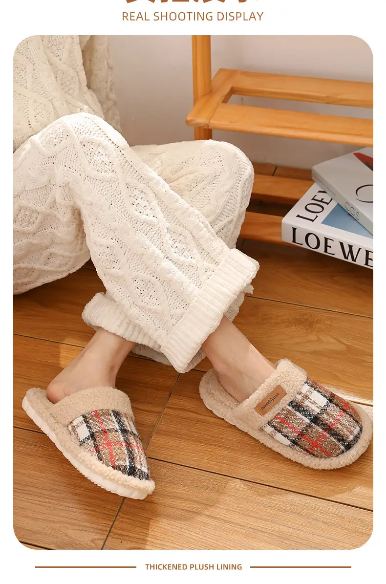 Women Cotton Plush Winter Slippers Warm 2024 — feature 11