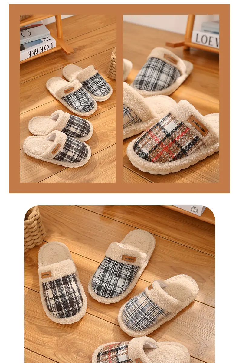Women Cotton Plush Winter Slippers Warm 2024 — feature 12