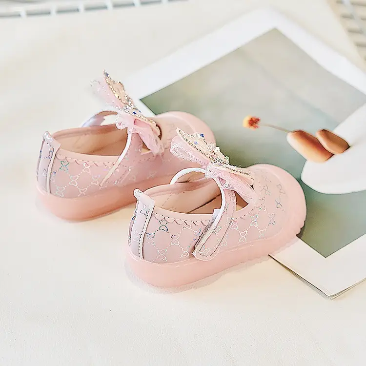 Baby Girl Butterfly Shoes Cream Soft Sole Anti-Kick — feature 15