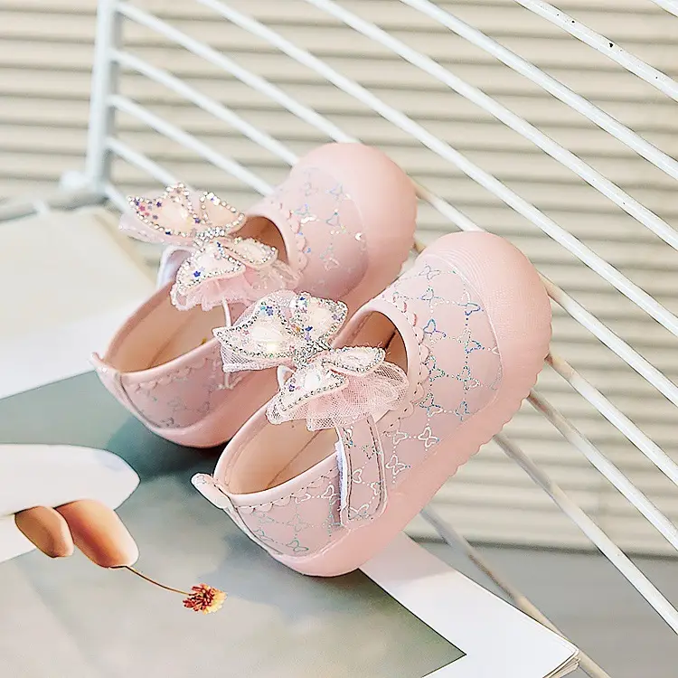 Baby Girl Butterfly Shoes Cream Soft Sole Anti-Kick — feature 18