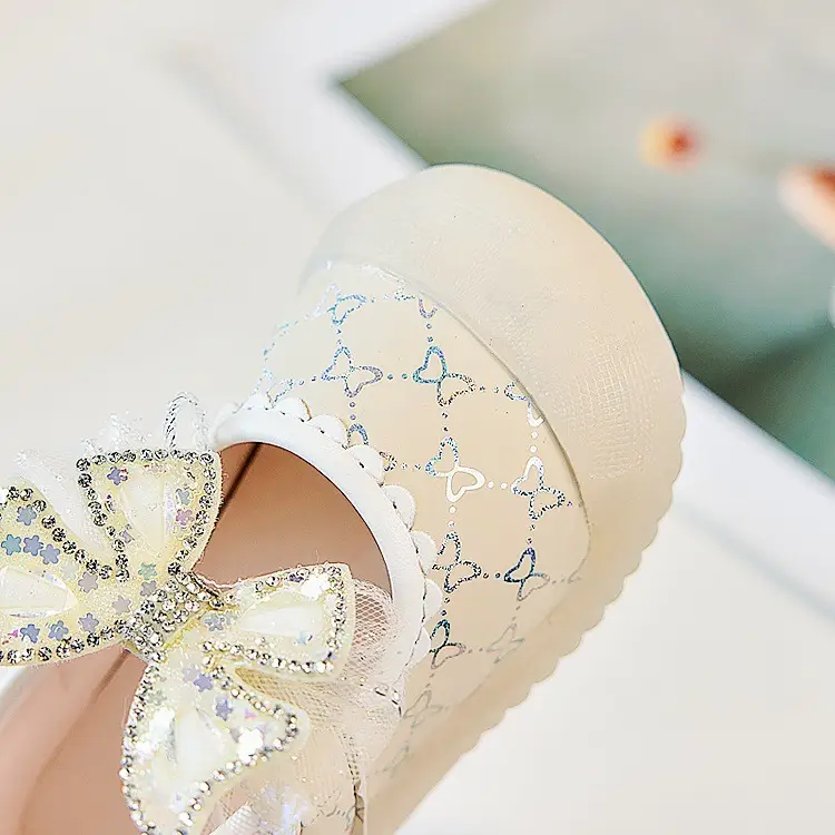 Baby Girl Butterfly Shoes Cream Soft Sole Anti-Kick — feature 21