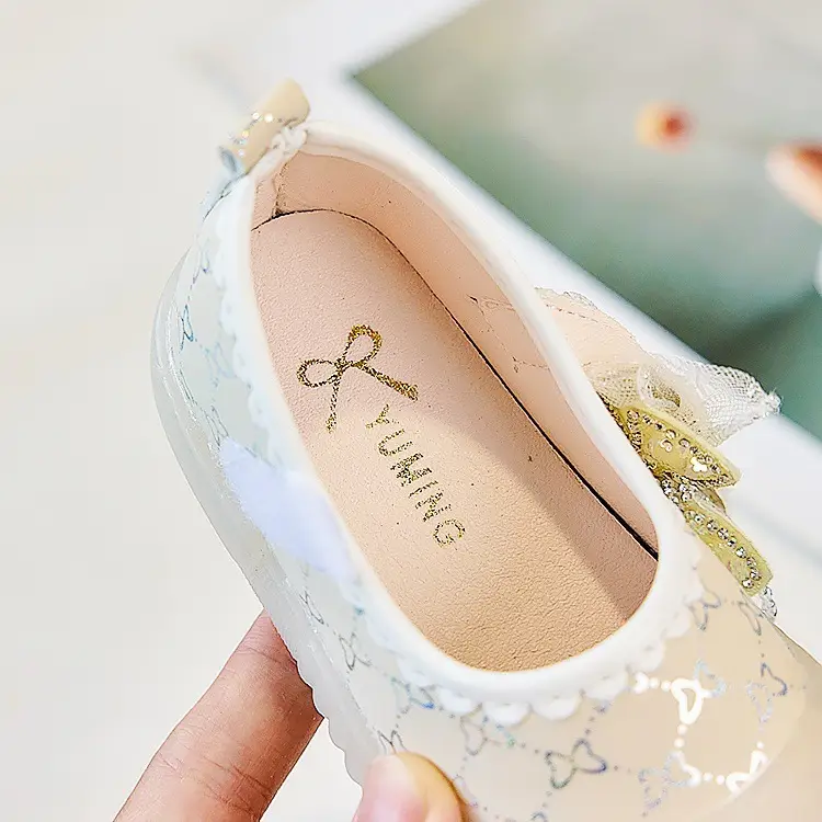 Baby Girl Butterfly Shoes Cream Soft Sole Anti-Kick — feature 23