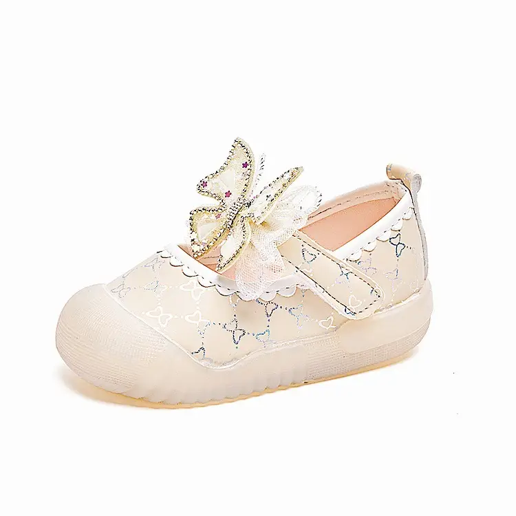 Baby Girl Butterfly Shoes Cream Soft Sole Anti-Kick — feature 28