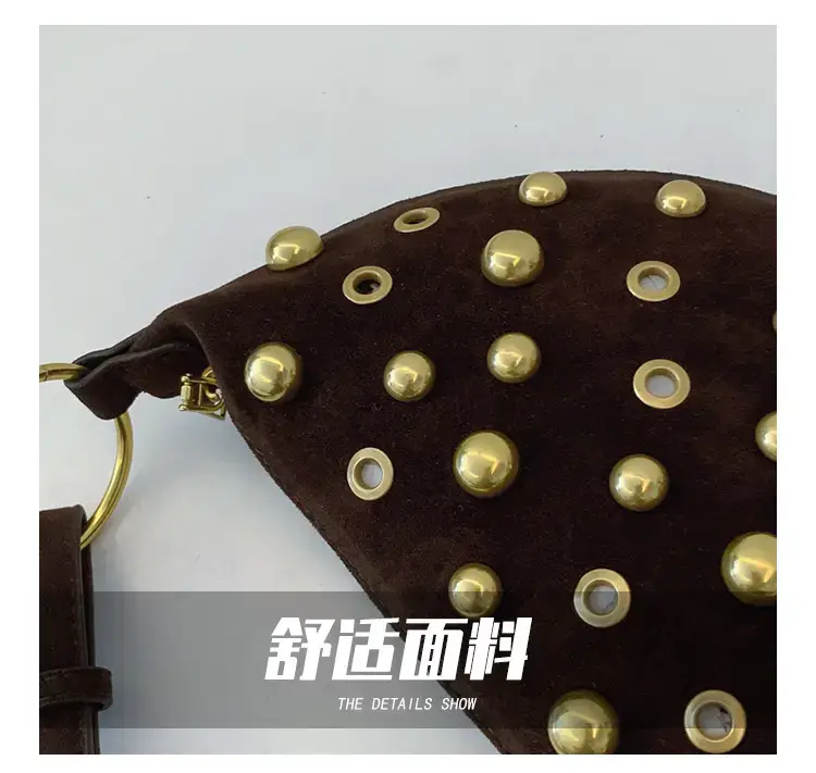 Black Rivet Crossbody Bag for Women — feature 6