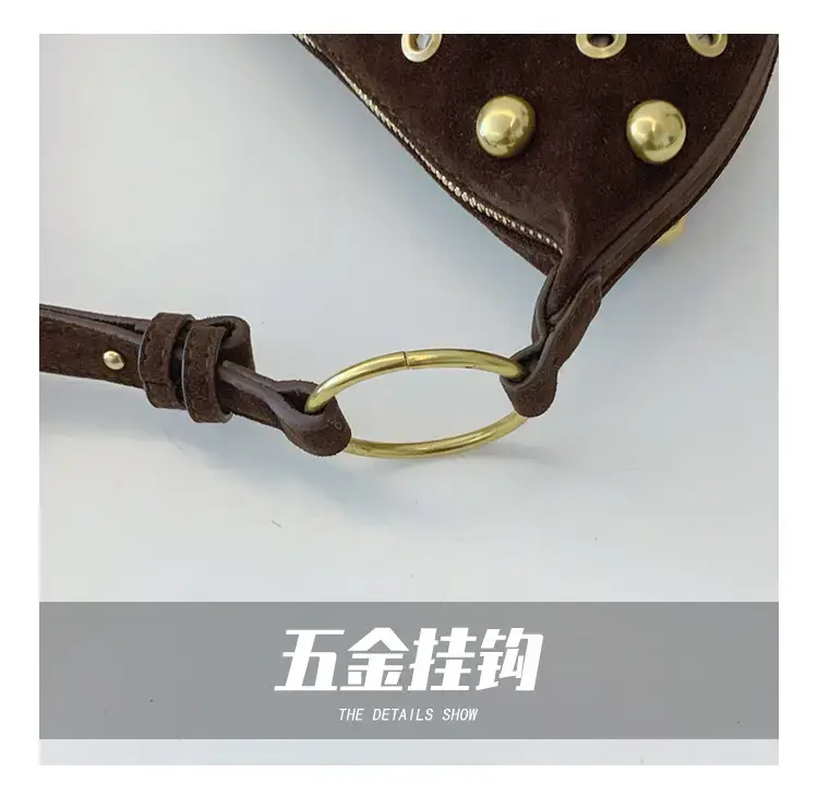 Black Rivet Crossbody Bag for Women — feature 7