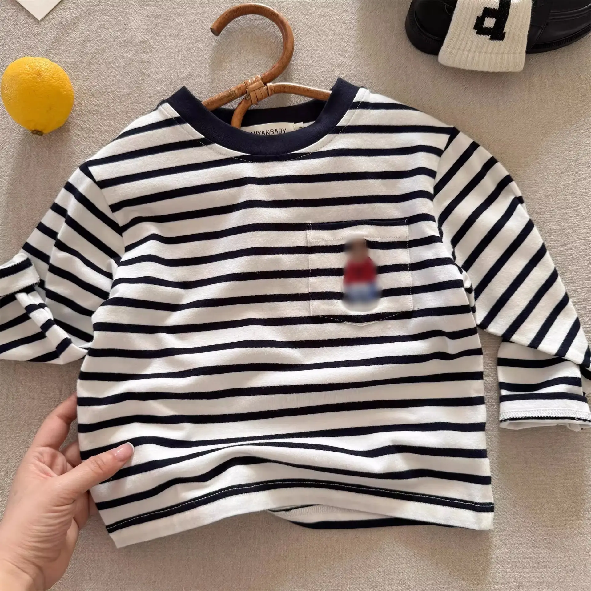 Japanese Style Bear Print Long Sleeve T-Shirt for Boys 2025 — feature 16