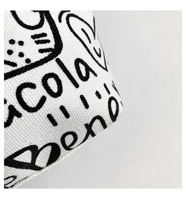 Fashionable Graffiti Shoulder Bag with Cute Bear Design — feature 28