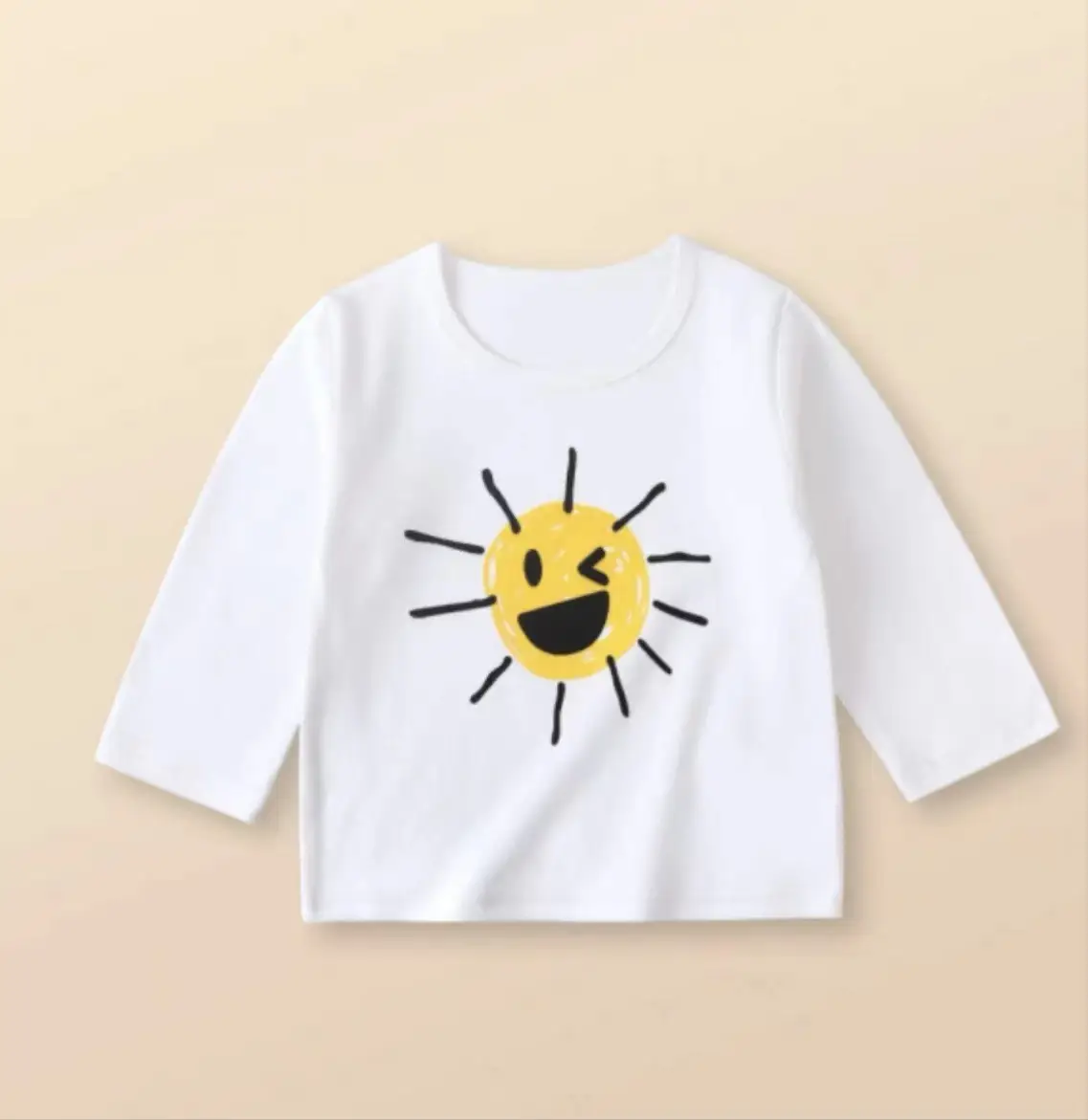 Baby Long Sleeve Teddy Bear T-Shirt White — feature 10