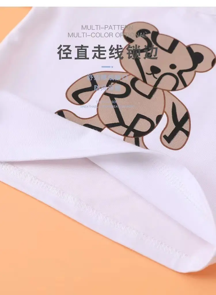 Baby Long Sleeve Teddy Bear T-Shirt White — feature 5