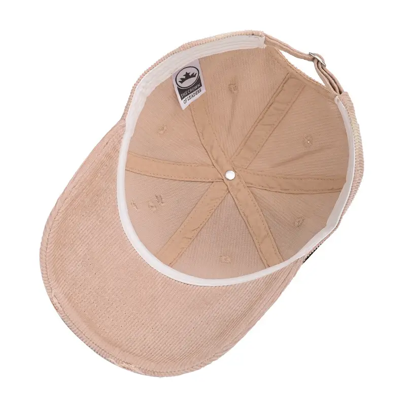 New Corduroy Baseball Cap Beige Men Women - Image 16