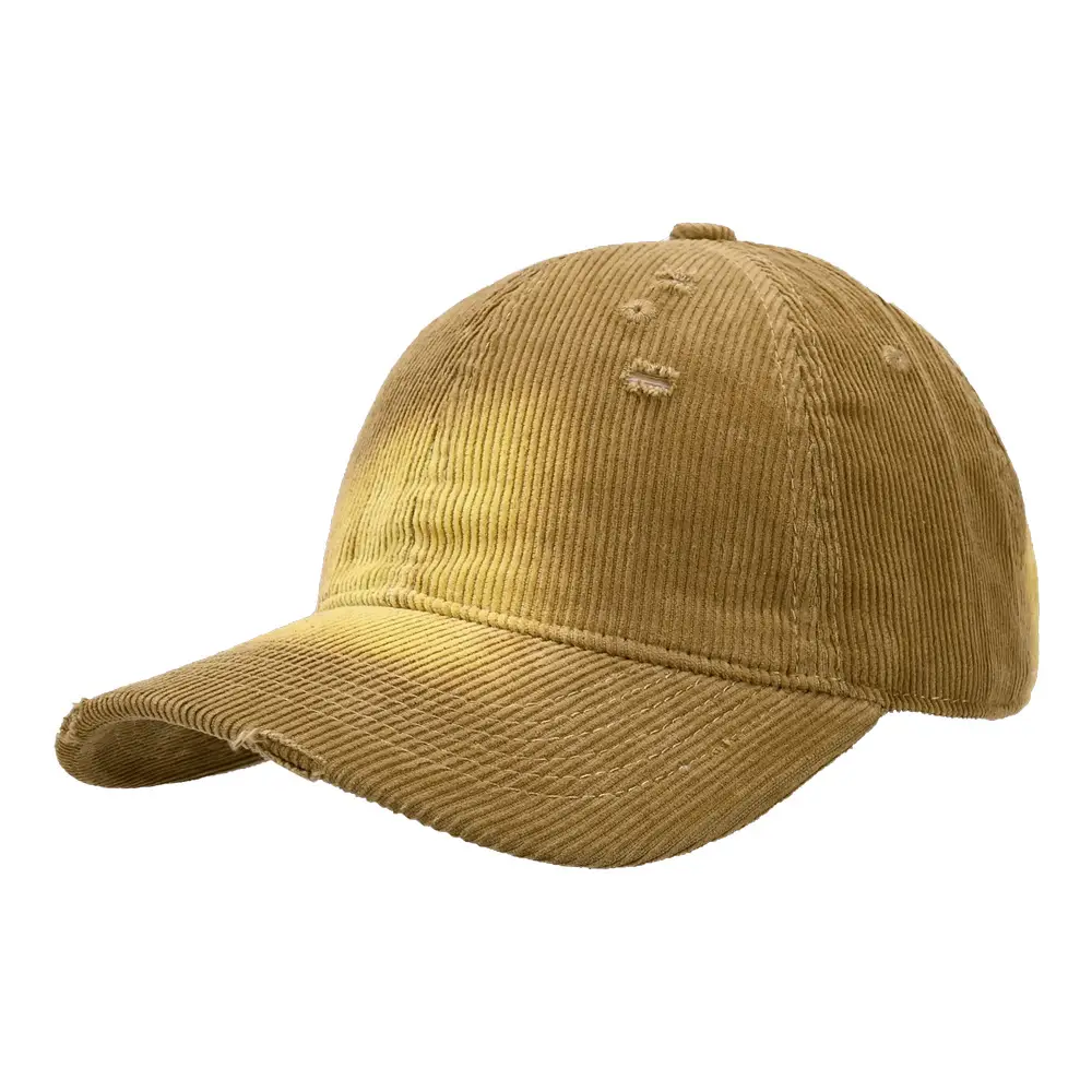 New Corduroy Baseball Cap Beige Men Women - Image 11