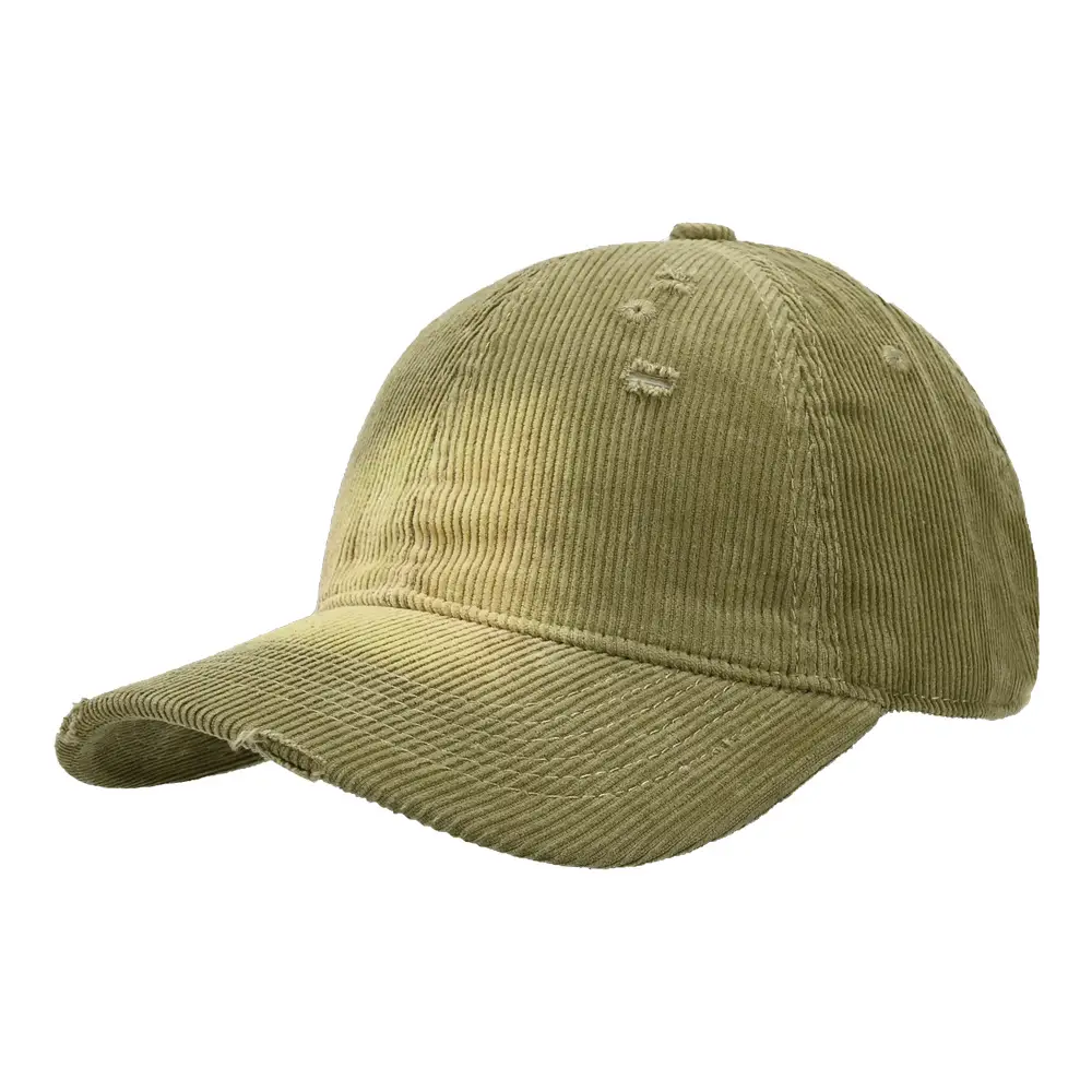 New Corduroy Baseball Cap Beige Men Women - Image 9