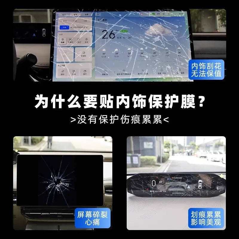 Aion Hyper Gt/Et Interior Protective Film Central Control Film Instrument Navigation Screen Tempered Film Modification Parts