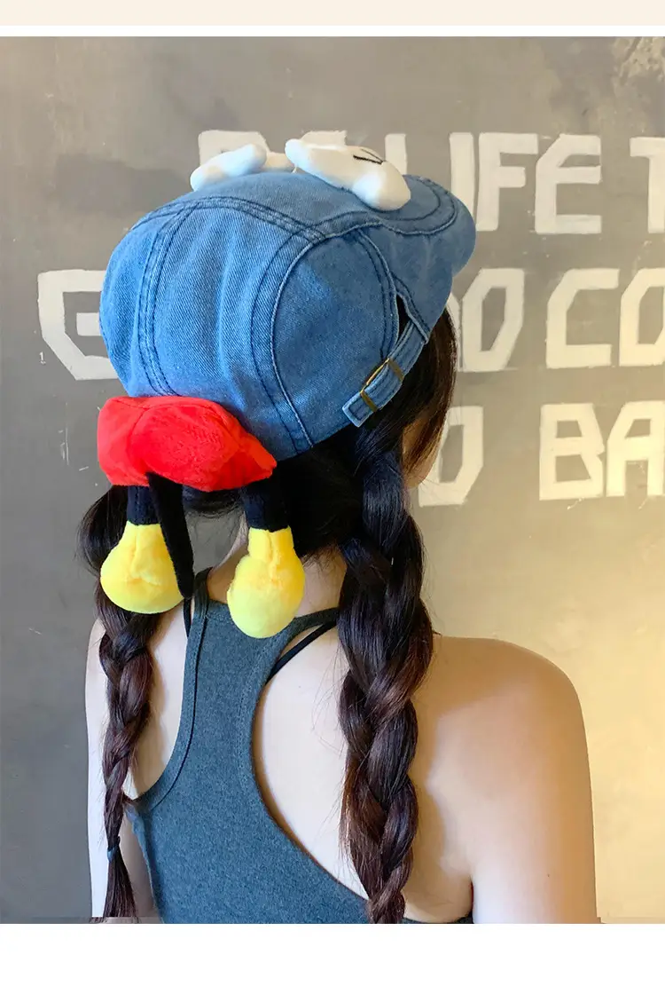 2025 Cute Mickey Butt Denim Hat for Women — feature 10