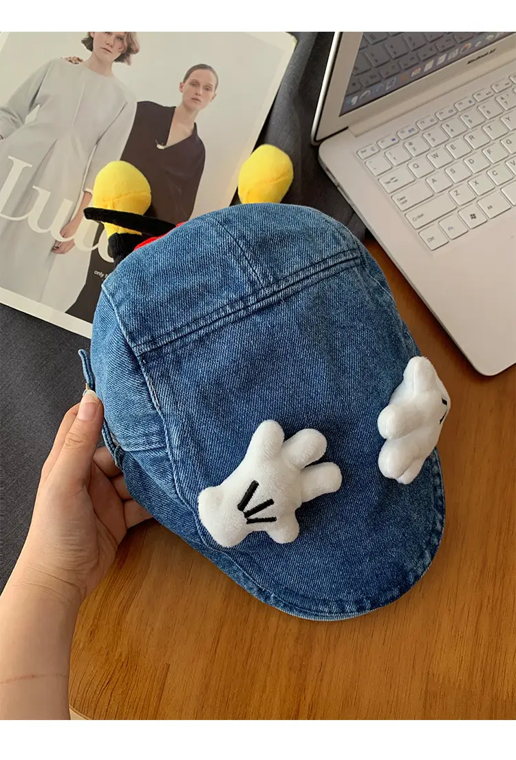 2025 Cute Mickey Butt Denim Hat for Women — feature 11