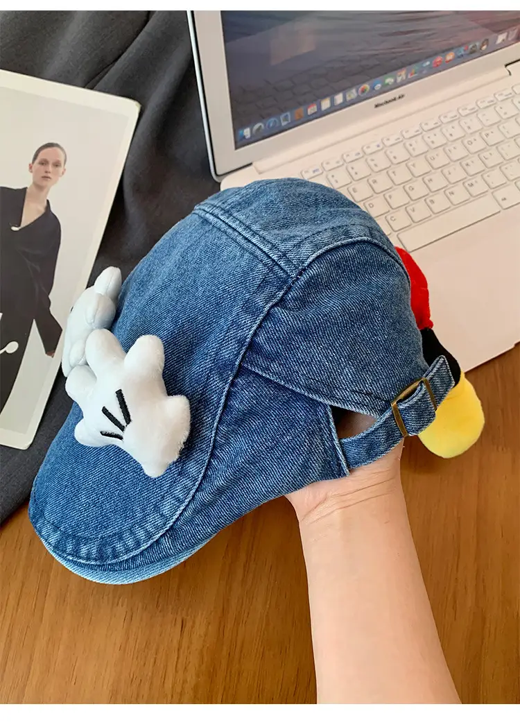 2025 Cute Mickey Butt Denim Hat for Women — feature 12