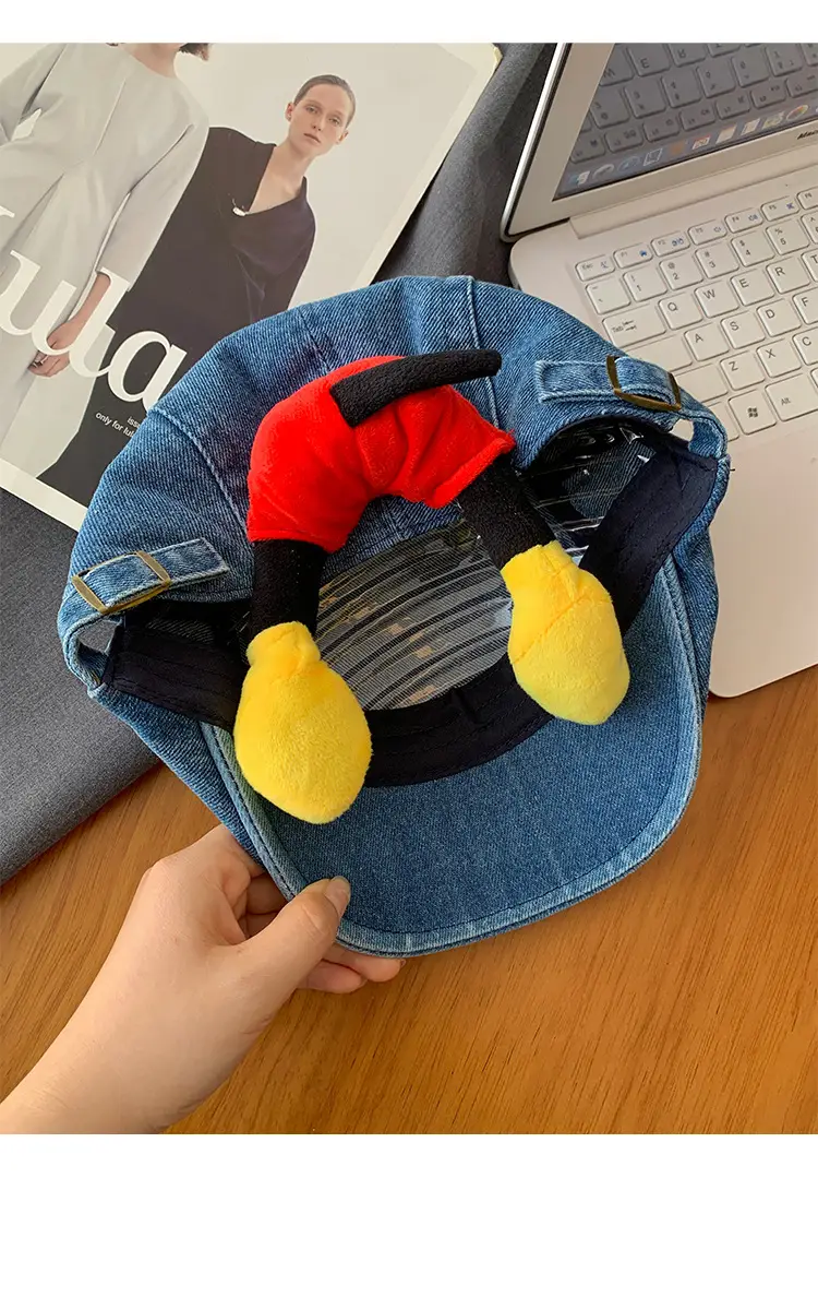 2025 Cute Mickey Butt Denim Hat for Women — feature 13