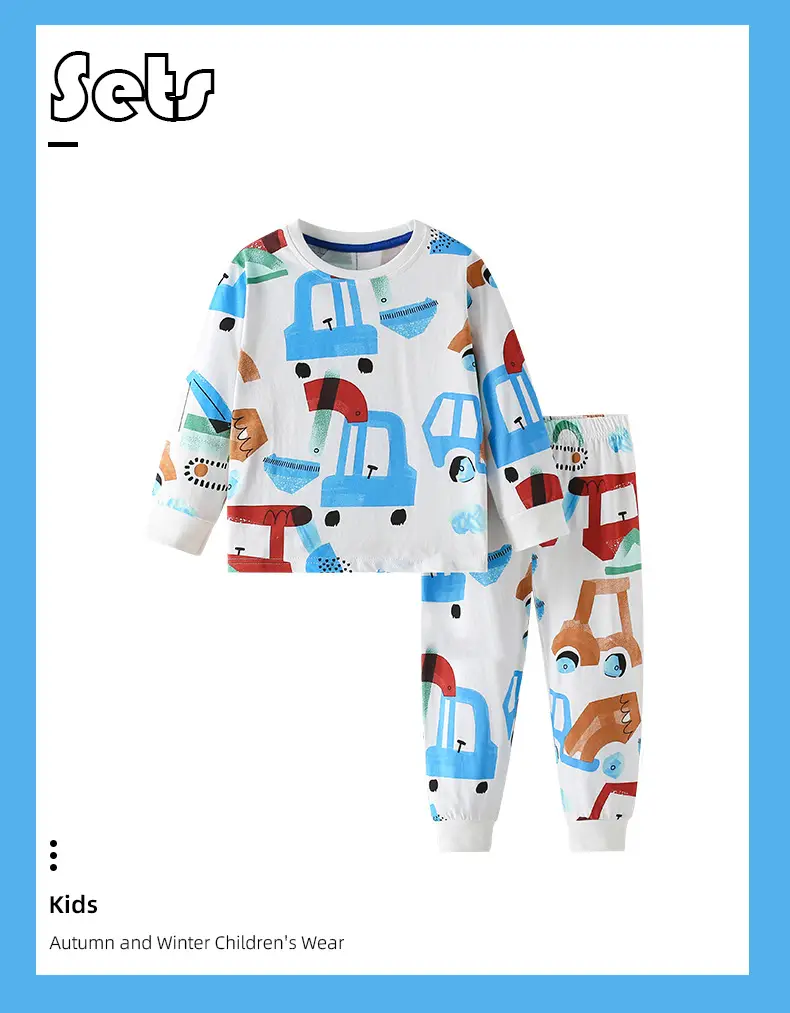 Malwee Boys Green Printed Cotton Set Autumn — feature 8