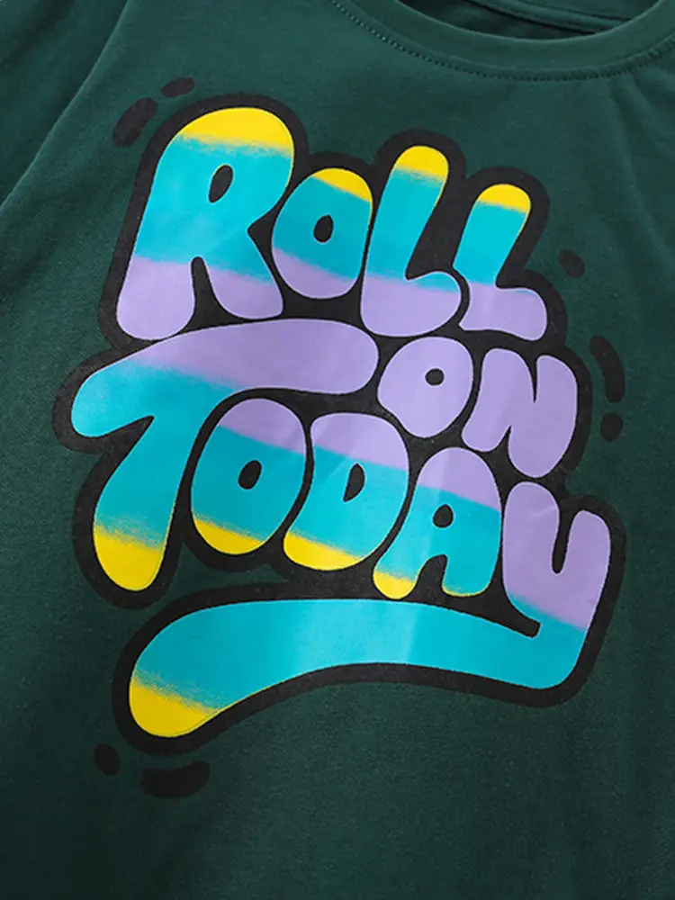 Malwee Boys' Green Roll Along T-Shirt & Pants Set - Image 4