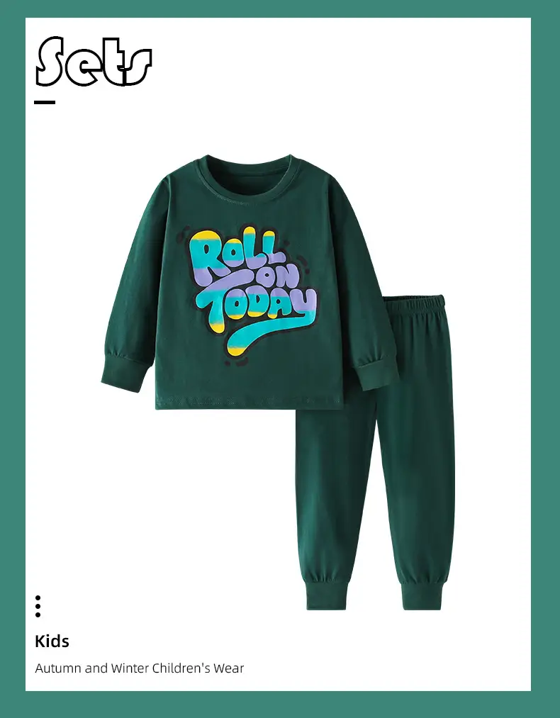 Malwee Boys' Green Roll Along T-Shirt & Pants Set — feature 8