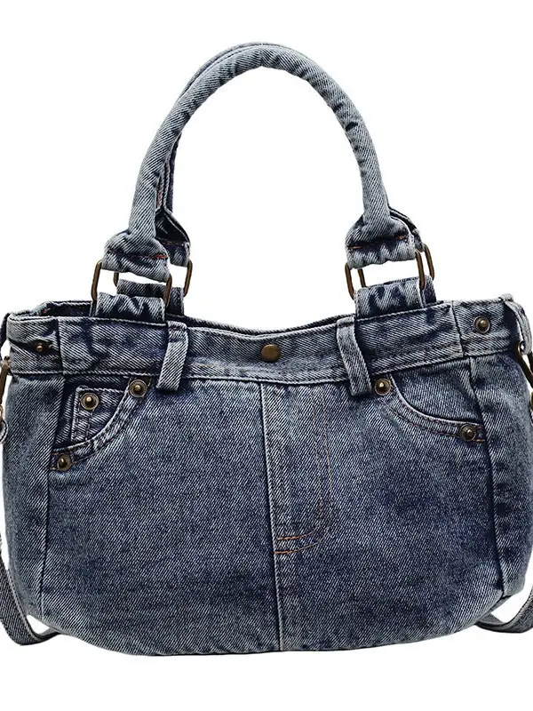 Women Denim Crossbody Bag Large Capacity 2025 - Image 8