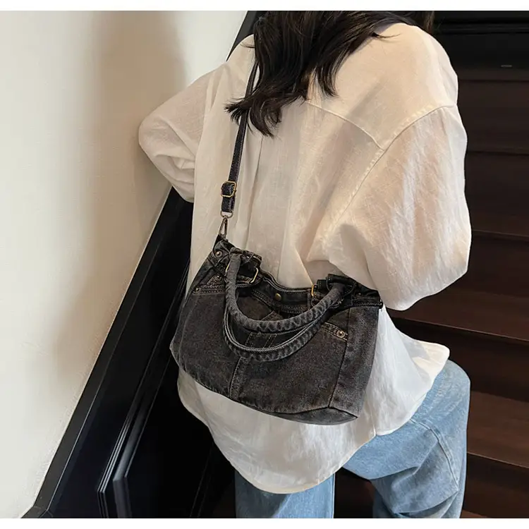 Women Denim Crossbody Bag Large Capacity 2025 — feature 24