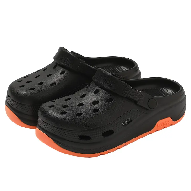 Summer Clogs for Women, Non-Slip Outer Wear, Thick-Soled Toe-Cap Sandals, Home Breathable Eva Sandals for Men - Image 7