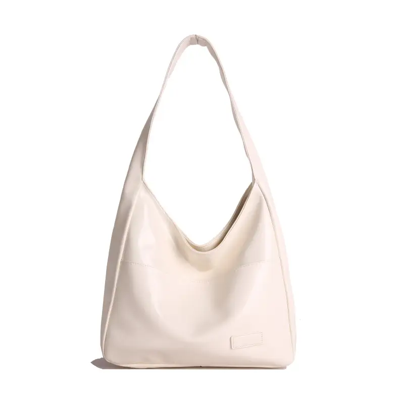 Retro Chic Shoulder Bag Brown Leather Large Capacity - Image 9
