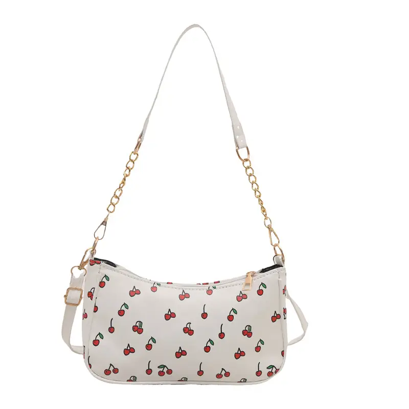 Pink Printed Chain Bag for Women 2025 Summer - Image 8