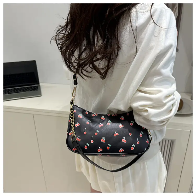 Pink Printed Chain Bag for Women 2025 Summer — feature 10