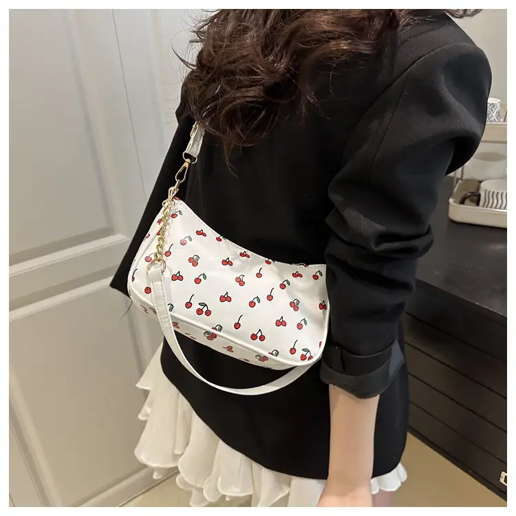 Pink Printed Chain Bag for Women 2025 Summer — feature 17