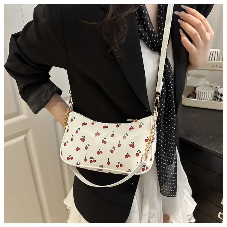 Pink Printed Chain Bag for Women 2025 Summer — feature 19