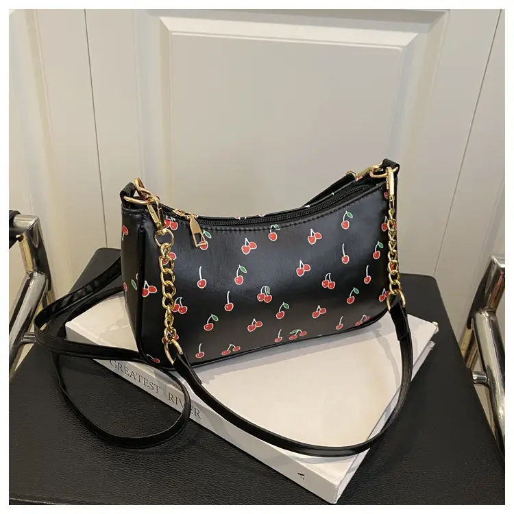 Pink Printed Chain Bag for Women 2025 Summer — feature 21