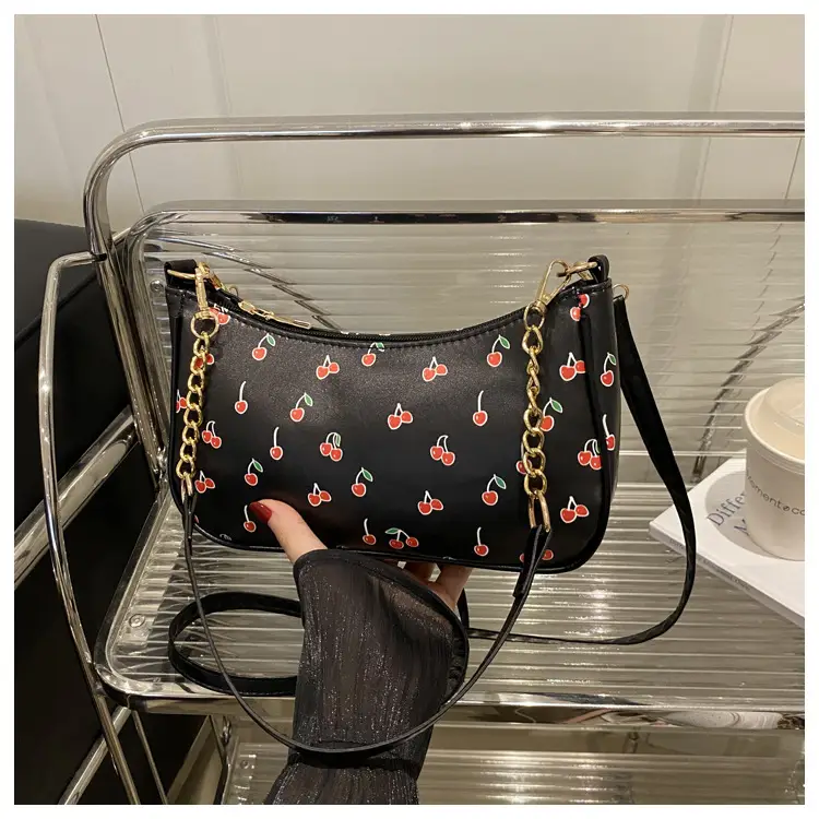 Pink Printed Chain Bag for Women 2025 Summer — feature 25