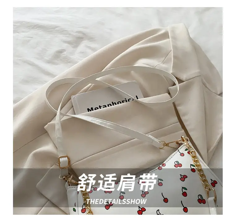 Pink Printed Chain Bag for Women 2025 Summer — feature 3