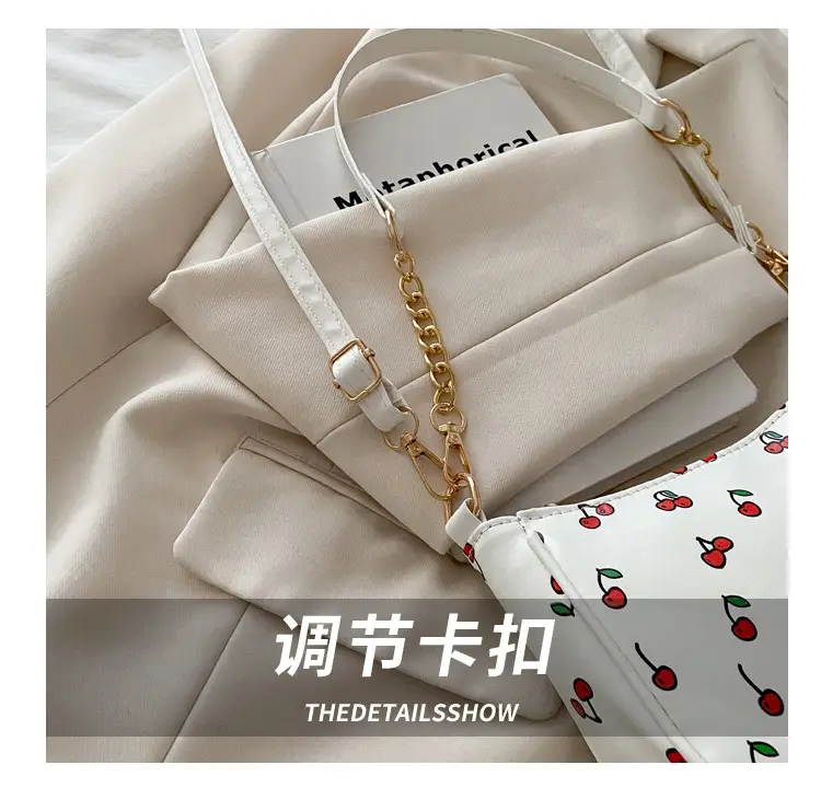 Pink Printed Chain Bag for Women 2025 Summer — feature 4