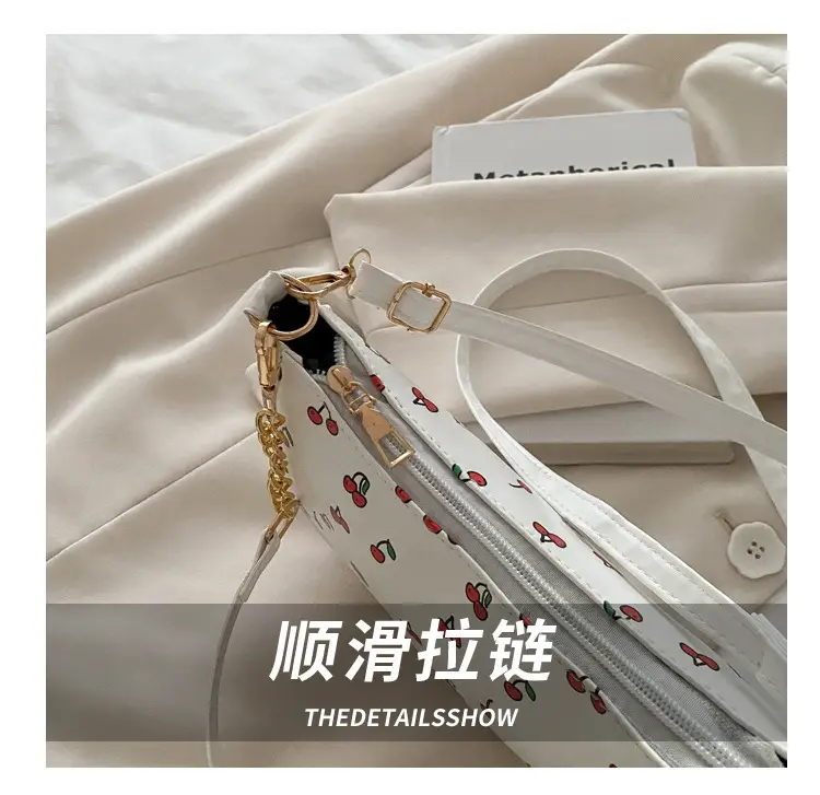 Pink Printed Chain Bag for Women 2025 Summer — feature 5