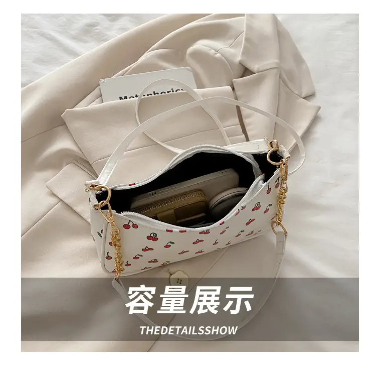 Pink Printed Chain Bag for Women 2025 Summer — feature 6