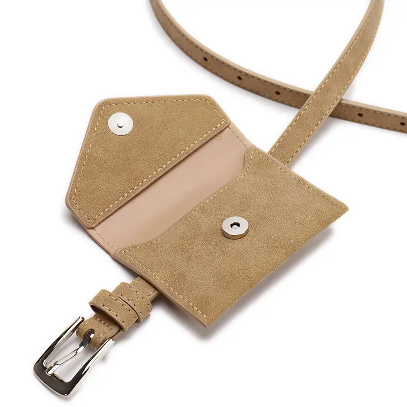Cross-Border Women's Mini Belt Bag Pink Brown Black