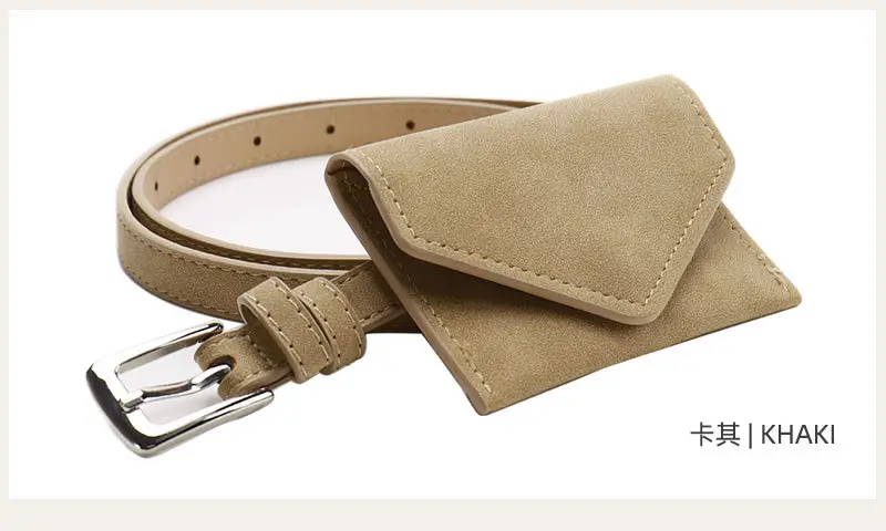 Cross-Border Women's Mini Belt Bag Pink Brown Black — feature 17