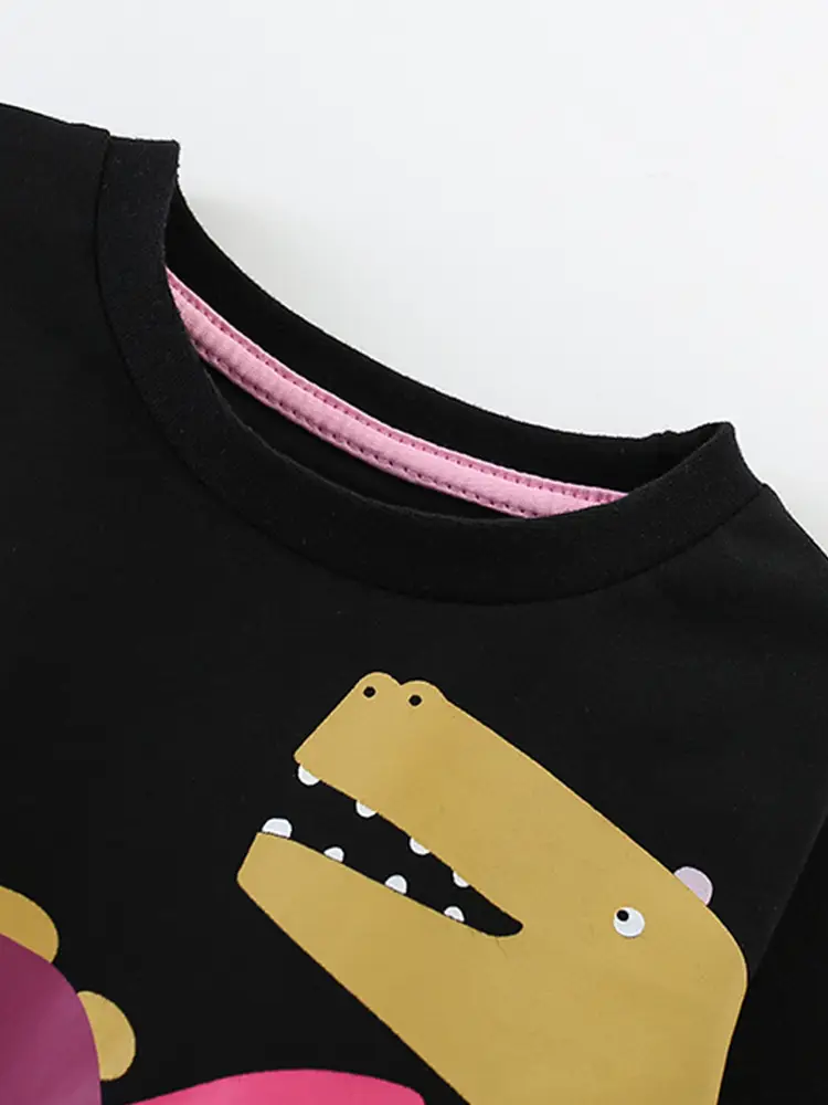 Malwee Boys T-Shirt Black Pixel Art Print - Image 3