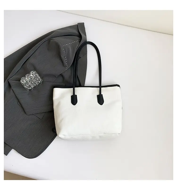 Women Printed Casual Tote Bag with Cat Design — feature 6