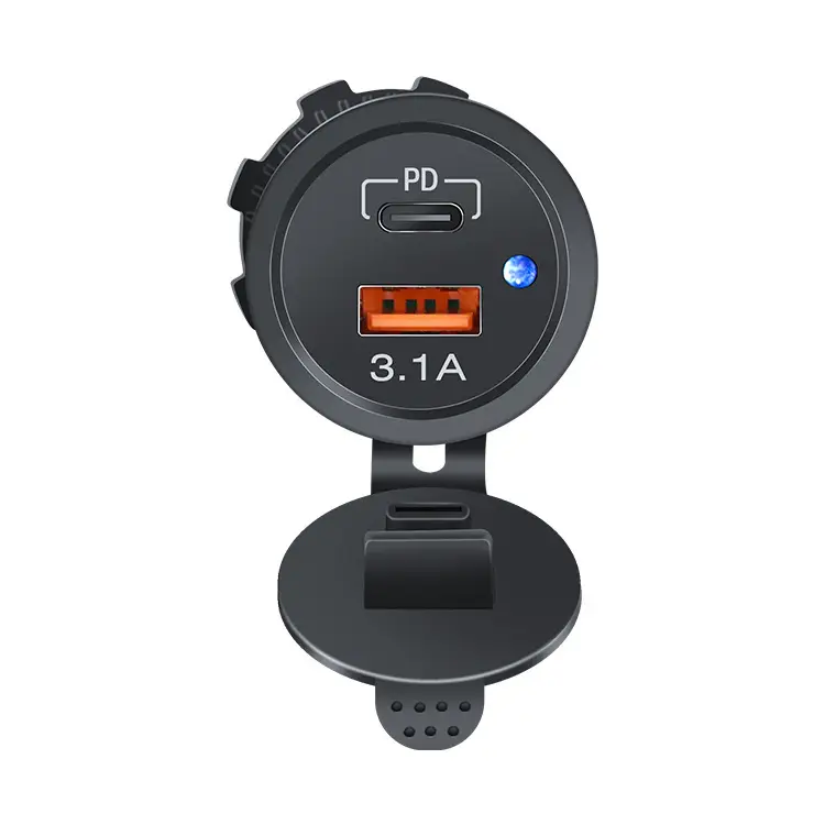 Dual-PD Smart Car Charger with Indicator Light - Image 5