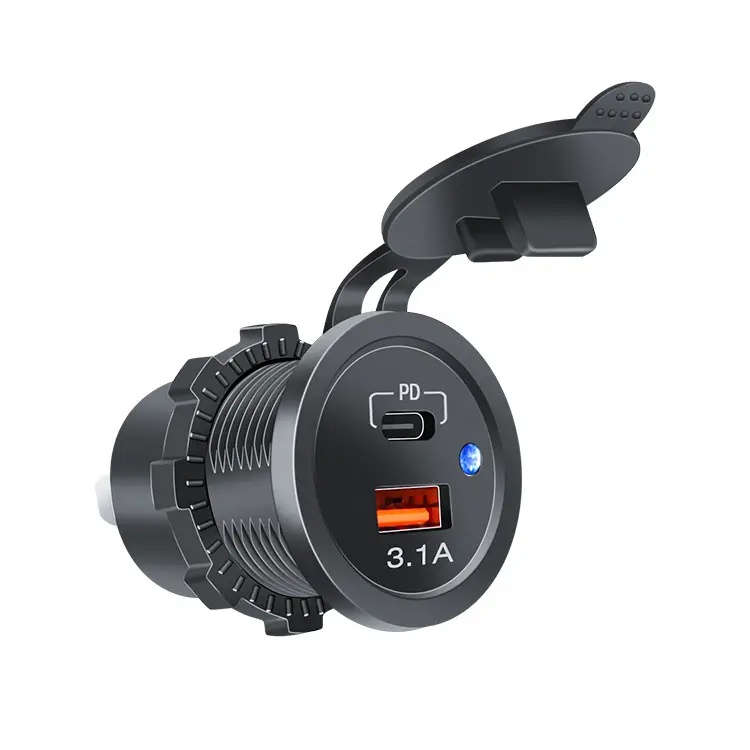 Dual-PD Smart Car Charger with Indicator Light - Image 7