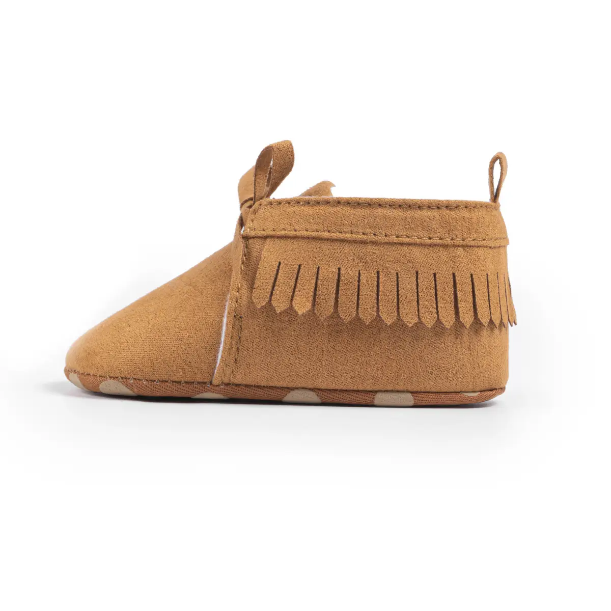 Grey Tassel Soft Sole Baby Shoes for 0-1 Year Old