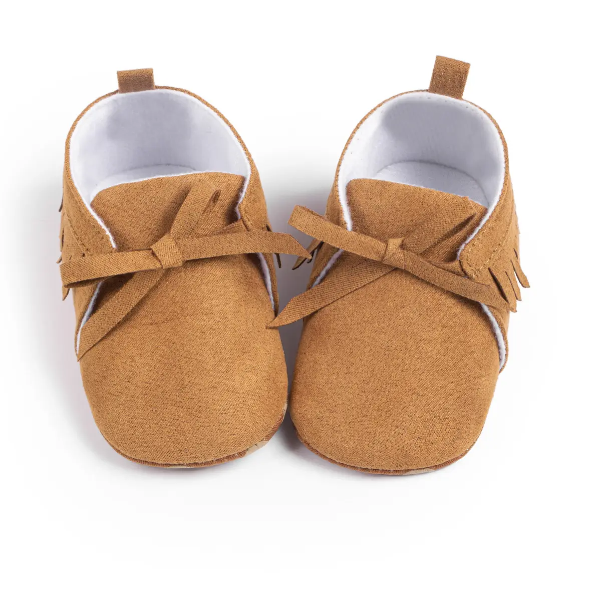 Grey Tassel Soft Sole Baby Shoes for 0-1 Year Old — feature 19