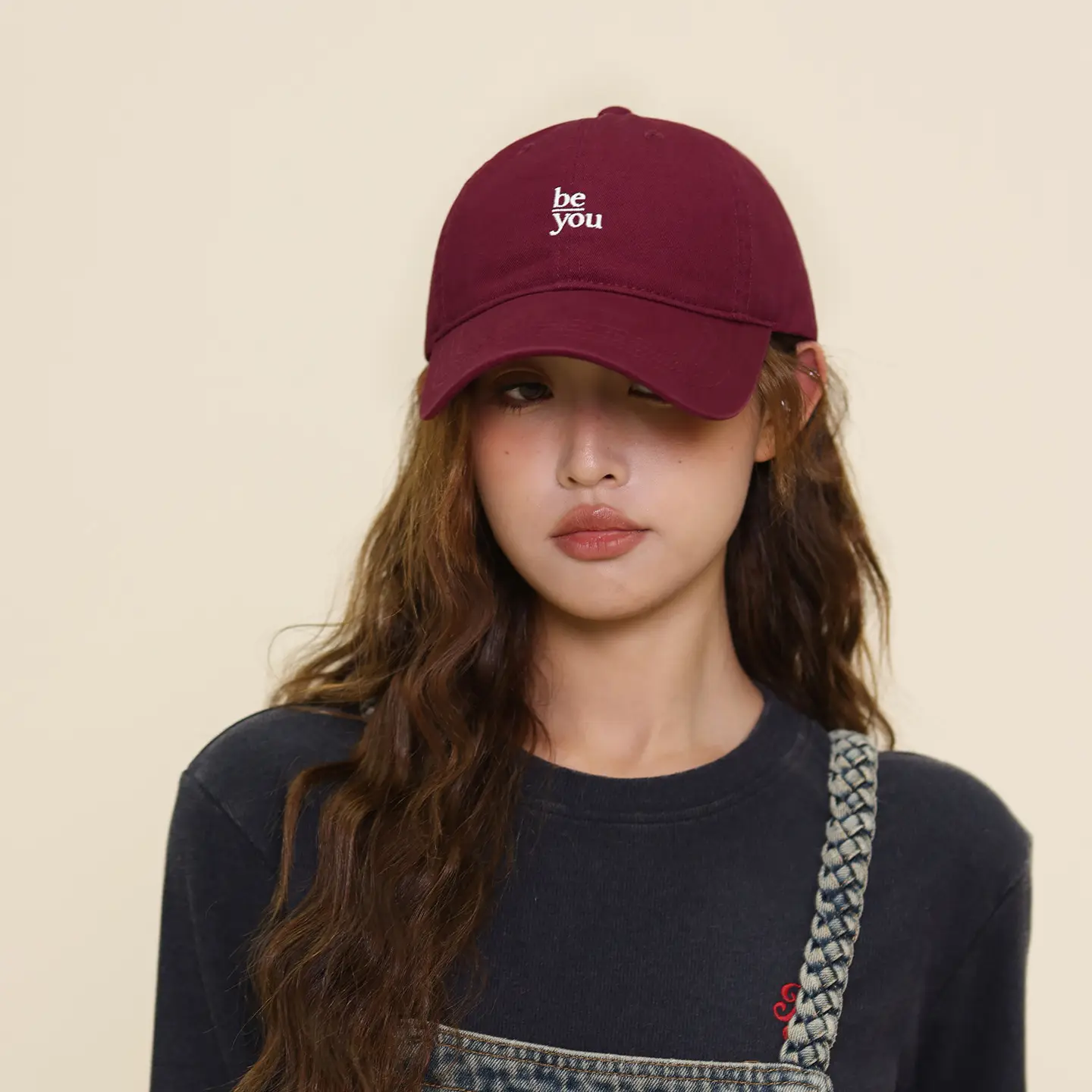 New Ins Red Korean Baseball Cap for Women - Image 8